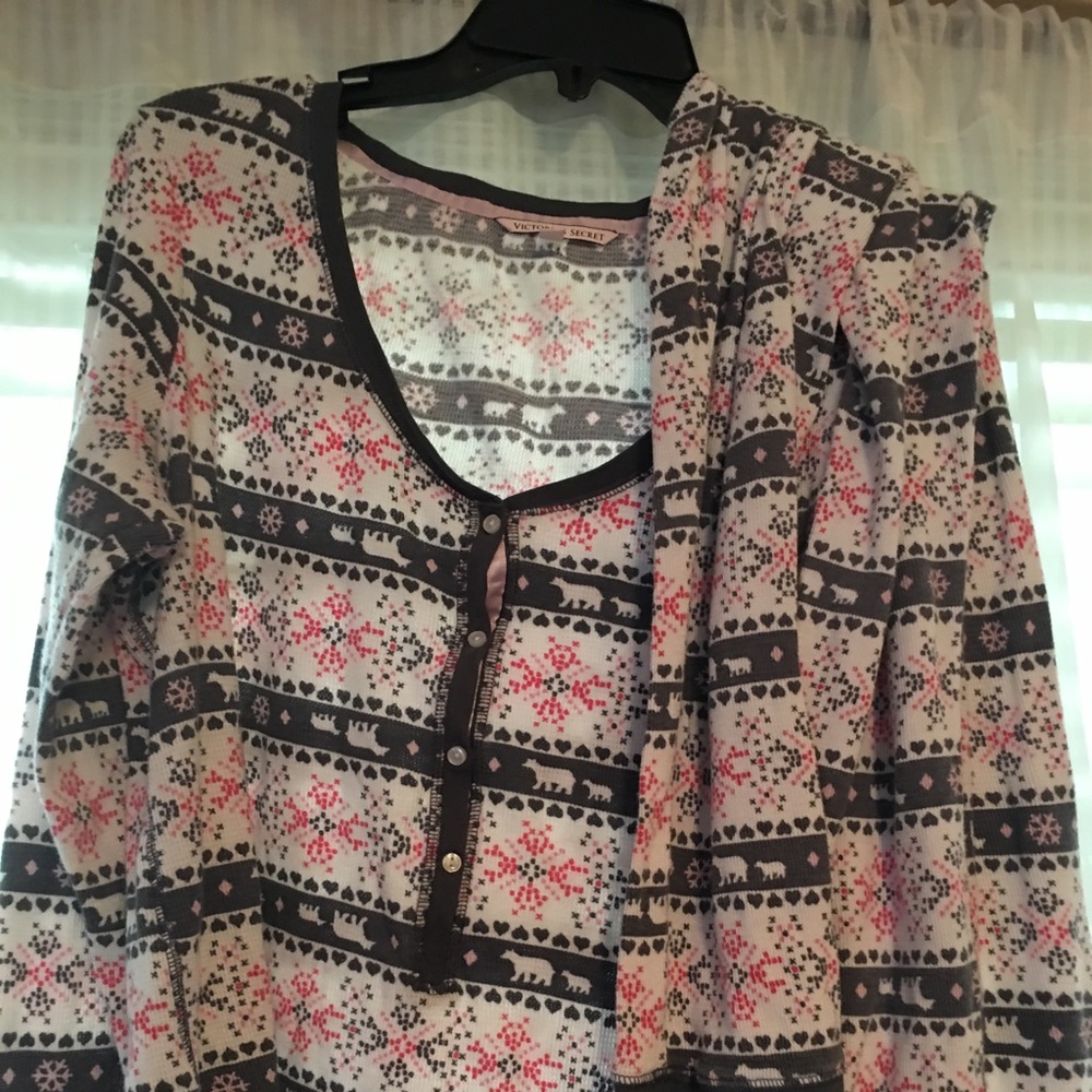 Victoria Secret 2 piece thermal pajamas